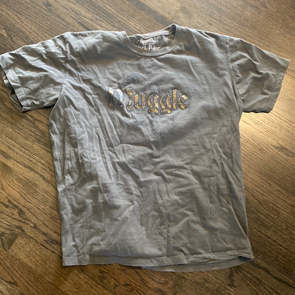 Harry Potter Muggle Shirt Wizarding World Universal Orlando Large L EUC